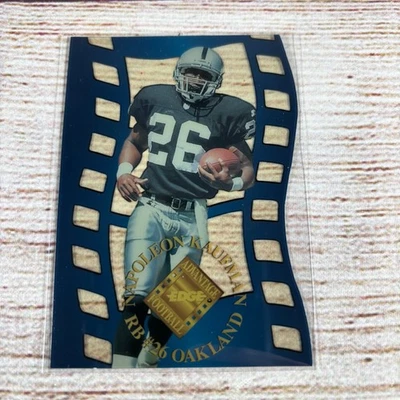 1996 Collector's Edge Advantage - Crystal Cuts Napoleon Kaufman #CC 14 /5000 - Image 1 of 2