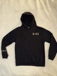 Jay-Z 4:44 Studio Rap Album Never Seen A Ceiling Original Black Hoodie LARGE - Picture 1 of 10