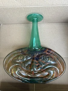 KJELL ENGMAN KOSTA BODA Vase RIO Face Art Glass Signed Markings Bottom VTG RARE - Picture 1 of 7