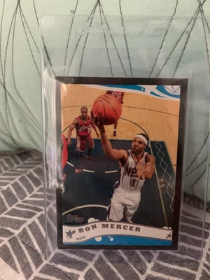 2005 topps basketball black border Ron Mercer /500 New Jersey Nets - Image 1 of 2