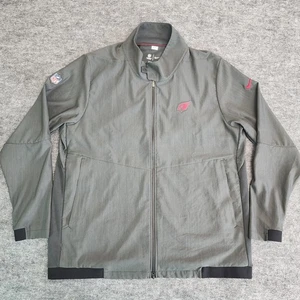 Nike NFL Arizona Cardinals Jacket Mens Gray Full Zip On Field Lined Performance - Picture 1 of 18