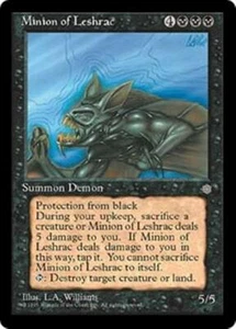 MTG - MINION OF LESHRAC - Ice Age (R) - Picture 1 of 1