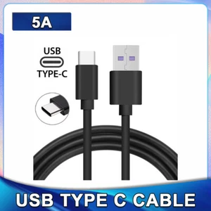 5A USB C Cable Fast Charging Phone Charger Data Type C Cable For Samsung Huawei - Picture 1 of 11