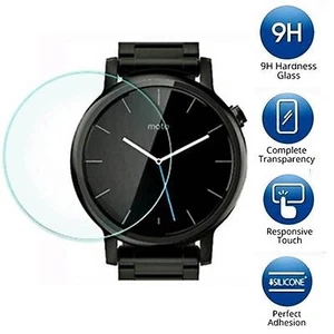 2X Tempered Glass Screen Protector Guard For Motorola Moto 360 46 mm (2nd gen) - Photo 1 sur 6