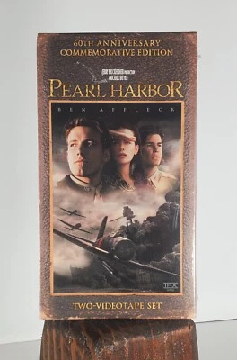 Pearl Harbor VHS Sealed Collectible 2 tape set 60th Anniversary Commemorative - Image 1 of 4
