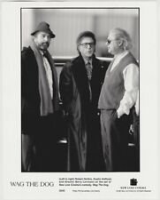Orig. 1997 Robert de Niro, Dustin Hoffman und Regisseur WAG THE DOG Pressefoto