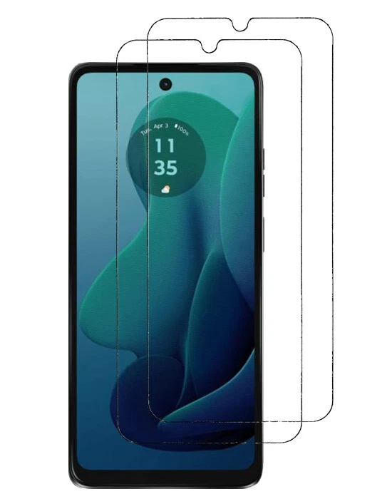 Protector de pantalla de vidrio templado 2P para Motorola moto g 5G/Power/play/stylus 2024 Foto 1 de 4