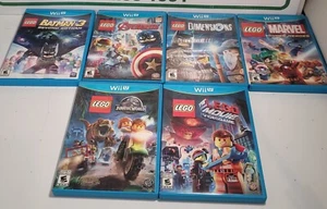Wii U Lego Game Lot of 6 Untested - Picture 1 of 9