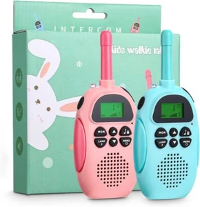 2X Walkie Talkies Set Kinder Funkgeräte 3KM Reichweite 16 Kanäle Taschenlampe - Bild 1 von 14