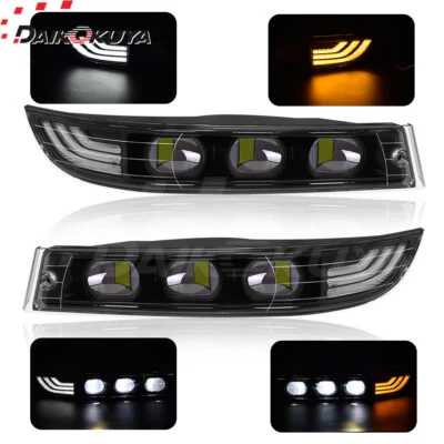 Luces antiniebla LED + DRL para Chevrolet Chevy Impala 2000 01 02 03 04 2005 lámparas de parachoques Foto 1 de 4
