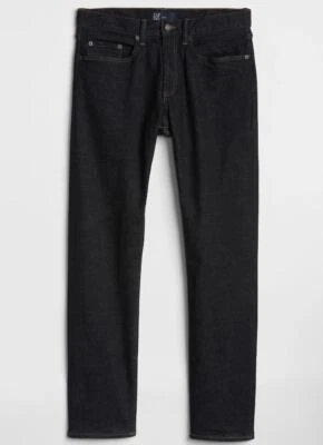 NWT Men's GAP Slim Fit GapFlex Stretch Denim Jeans Dark Wash Rinse Slim Leg $59 - Image 1 of 3