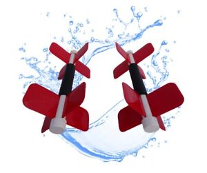 Aqua Dumbbell Set RED High Resistance - Water Weights for Pool Exercise Set