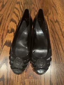 New Gucci Jelly Wedges Black Size 36 ( US Size 6 ) - Picture 1 of 4