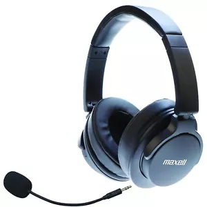 Maxell Active Noise Cancellation Headphone Detachable Boom Mic & Built-in Mic - Picture 1 of 5