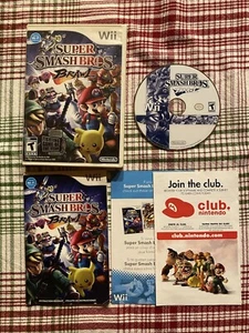 Super Smash Bros. Brawl (Wii) ~Authentic Tested Working~ Complete In Box Cib - Picture 1 of 4