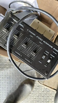 Realistic Radio Shack 4 channel Stereo Microphone Mixer - Image 1 of 4