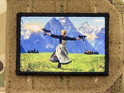 Sound Of Music Guns Morale Patch / Military Badge ARMY Tactical Hook & Loop 71 • 8.99$