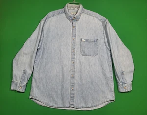 Vintage GUESS Herren XL Georges Marciano Denim Jeans Western Button Down Hemd USA - Bild 1 von 22
