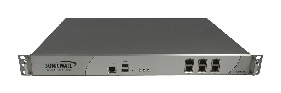 SonicWall NSA 4500 6-Port VPN Security Firewall Appliance Gigabits  - image 1 of 1