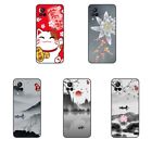 1Set Classical Screen Guard Phone Cases with Chinese Style Landscape Paintings