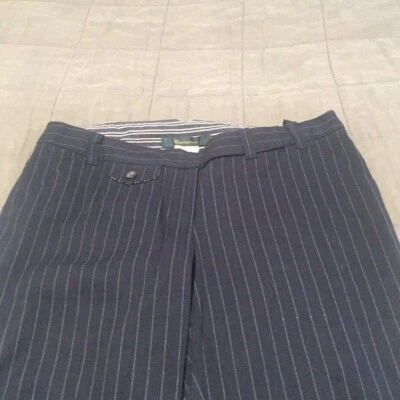Euc cartonnier Anthropologie Navy Stripe Pants - Image 1 of 4