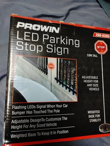 New ProWin LED Adjustable Weighted Parking Stop Sign Adjustable 53” Tall 2609395 - Picture 1 of 4