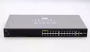 Cisco SG350X-24P-K9 24-port Gigabit Poe Network Switch - Picture 1 of 2