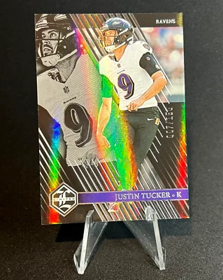 Justin Tucker 2023 Panini Limited #8 Silver Spotlight /150 Baltimore Ravens - Image 1 of 2