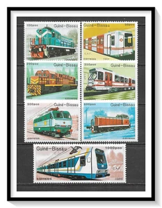 Guinea-Bissau #795-801 Trains Set MNH - Picture 1 of 1