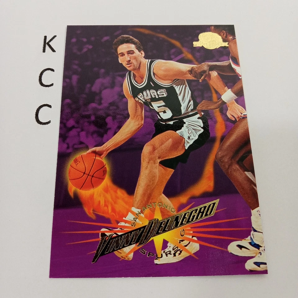 1995 Skybox Basketball #107 Vinny Del Negro San Antonio Spurs - Image 1 of 2