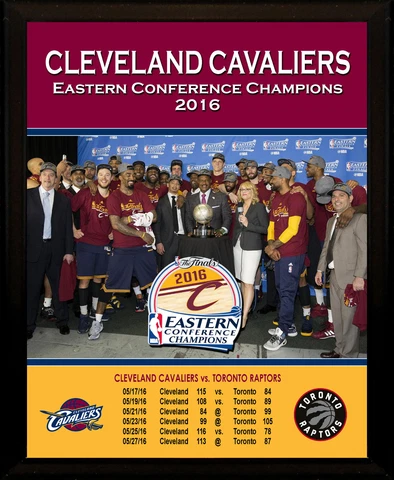 CLEVELAND CAVALIERS CAVS 2016 Eastern Conference Champs LeBron James 8x10 Plaque Cover