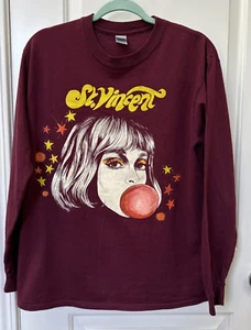 St. Vincent 2021 Daddy’s Home Tour Shirt Long Sleeves M Indie Polyphonic Concert - Picture 1 of 9