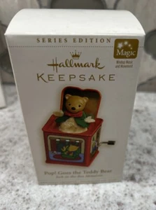 Hallmark Keepsake Ornament Pop! Goes The Teddy Bear Jack in the Box 2006 - Picture 1 of 4