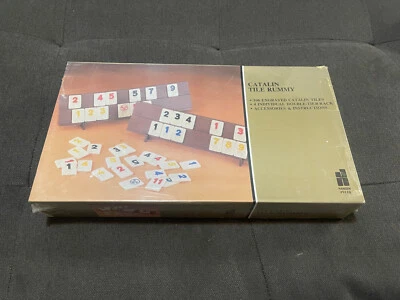 Vintage CATALIN Tile Rummy BY HANSEN. NEW SEALED. RARE ZCMI STORE - Image 1 of 4