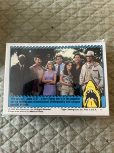 1983 Topps Jaws 3-D Movie Card Set (44 cards) - Picture 1 of 3