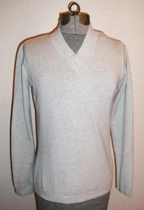 TOMMY HILFIGER Gray V-Neck Top EUC SP - Picture 1 of 1