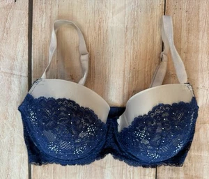 Victoria's Secret 36DDD DREAM ANGELS NASTRO SLOT FODERATO DEMI REGGISENO PIZZO - Foto 1 di 7
