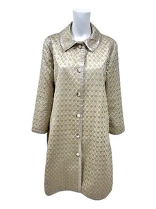 Like New Marc By Marc Jacobs Women's Beige Polka Dot Coat, Size Large AU12 - Picture 1 of 6