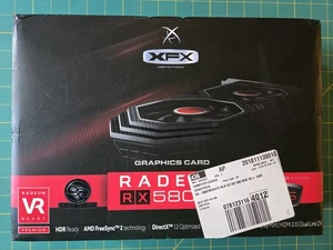 XFX AMD RADEON RX 580 BLACK EDITION 8GB GDDR5 GRAPHICS CARD (RX-580P8DBDR) - Zdjęcie 1 z 12