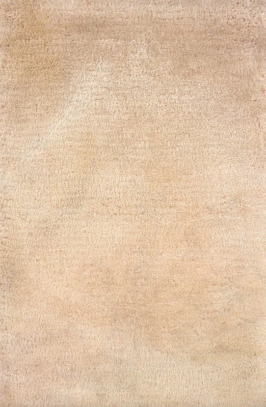 5x7 Sphinx Solid Shag Ivory 81105 Colorful Area Rug - Approx 5' x 7' - Image 1 of 1