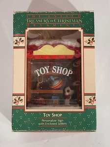 Enesco Treasury of Christmas Ornaments ~ Toy Shop 1983 NIB - Picture 1 of 6