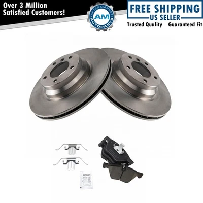 Kit de pastillas de freno delanteras y rotor rotor de freno para BMW 330i 330xi 2006 Foto 1 de 4