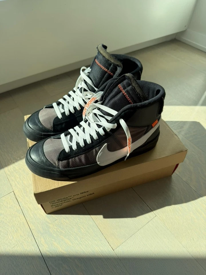 Size 10 - Off-White x Nike Blazer Mid Grim Reapers - Image 1 of 4