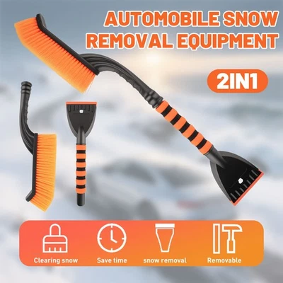 27" Windshield Snow Brush Ice Scraper for Car Truck SUV Windshield Remover Tool - Image 1 of 4