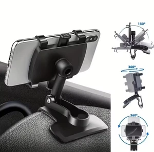 Support Téléphone Voiture Universel - Support Clip Tableau de Bord pour iPhone, Samsung - Photo 1 sur 6
