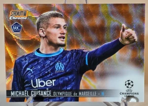 Michael Cuisance 2020 Stadium Club Chrome Orange & Yellow Wave Refractor RC #61 - Picture 1 of 2