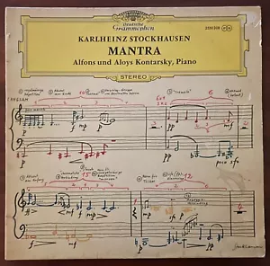 STOCKHAUSEN - Mantra . EXPERIMENTAL. DEUTSCHE GRAMMOPHON. 1972 GERMANY. - Picture 1 of 3
