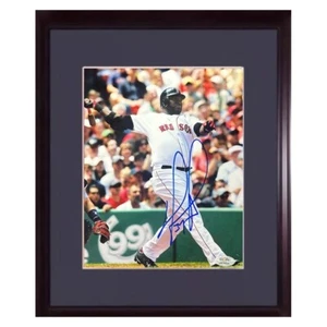 David Ortiz Signed 8x10 Framed Photo Bold Auto Boston Red Sox Hof Papi PSA COA - Picture 1 of 7