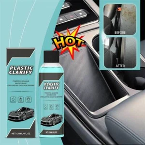 Clarificador de plástico para automóviles, cera en aerosol sin agua, goma, detalle para interiores de automóviles - Imagen 1 de 10