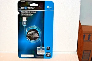 CE TECH▪LADE-/SYNCHRONISATIONSKABEL▪USB AUF 30 PIN▪3 FT▪APPLE iPod, iPhone, iPad - NEU - Bild 1 von 2